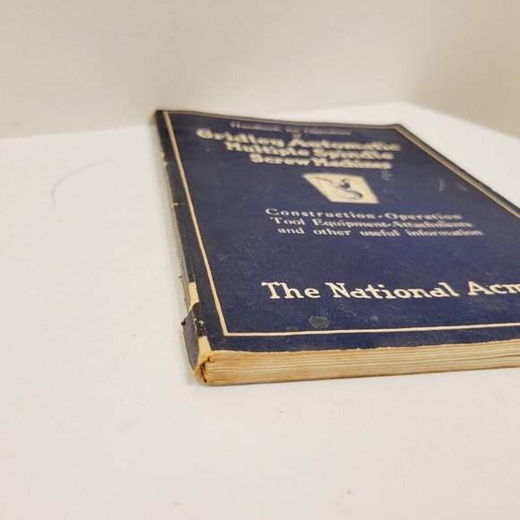 Vtg 1924 Handbook Operators Gridley Automatic Screw Machines National Acme Co - Picture 7 of 8